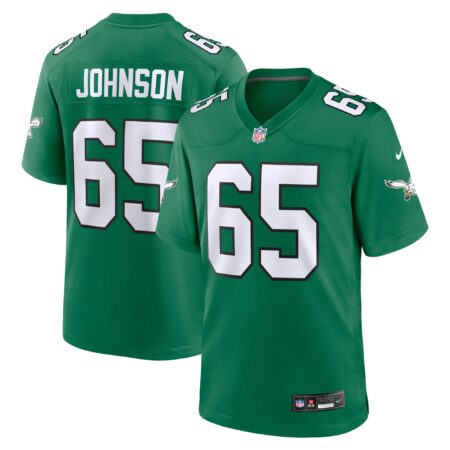 Lane Johnson Philadelphia Eagles Alternate Game Jersey - Kelly Green