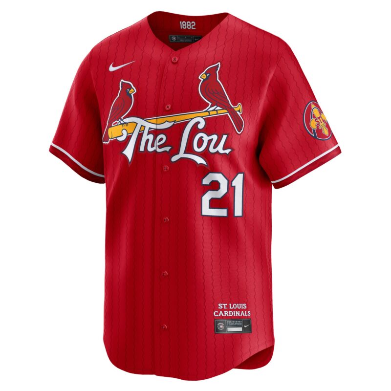 Lars Nootbaar St. Louis Cardinals City Connect Limited Jersey - Red - Image 2