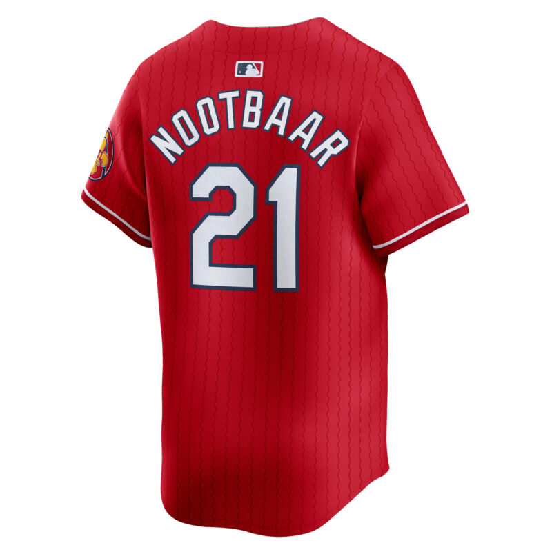 Lars Nootbaar St. Louis Cardinals City Connect Limited Jersey - Red - Image 3