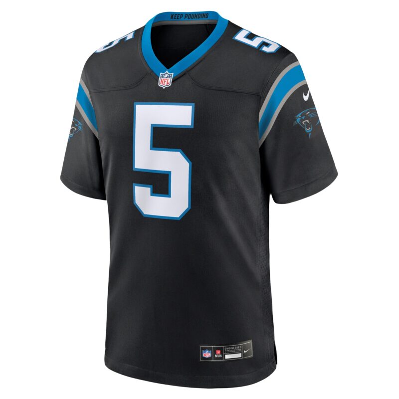 Laviska Shenault Jr. Carolina Panthers Team Game Jersey - Black - Image 2