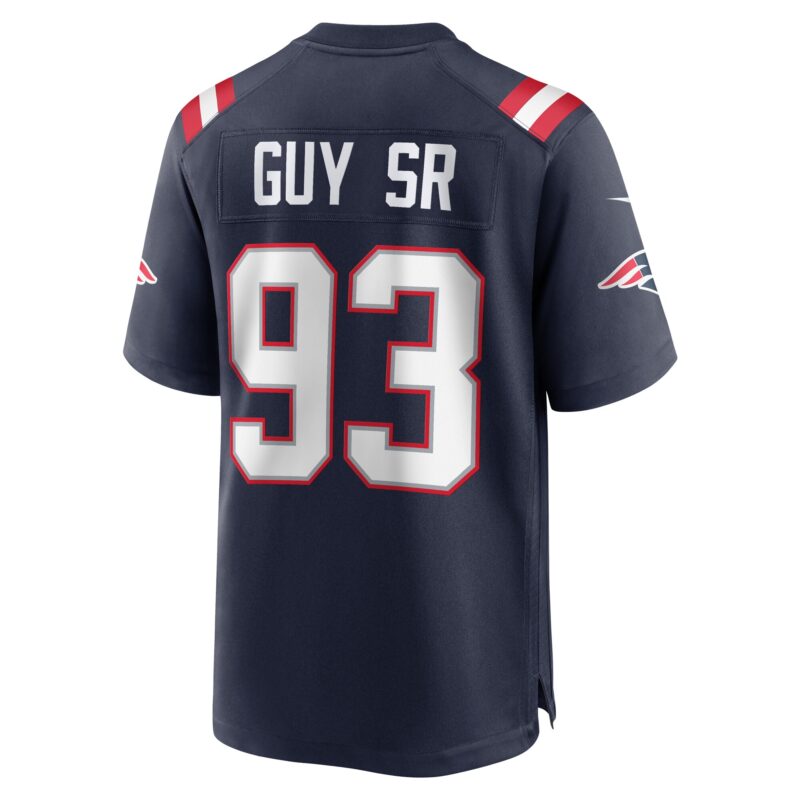 Lawrence Guy New England Patriots Team Game Jersey - Navy - Image 3