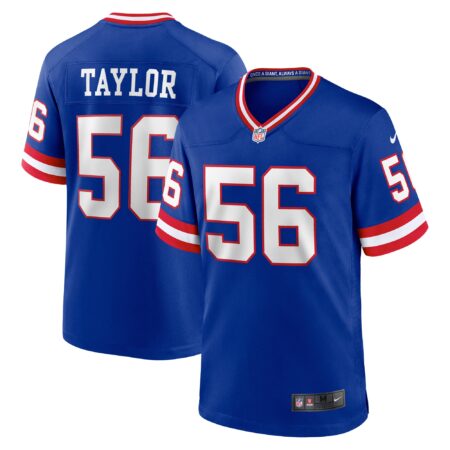 Lawrence Taylor New York Giants Classic Retired Player Game Jersey - Royal