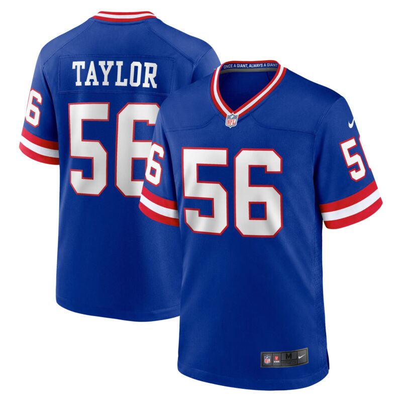 Lawrence Taylor New York Giants Classic Retired Player Game Jersey - Royal