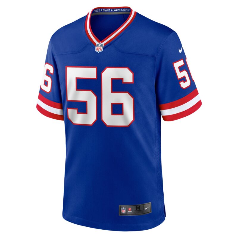Lawrence Taylor New York Giants Classic Retired Player Game Jersey - Royal - Image 2