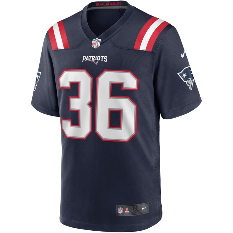 Lawyer Milloy New England Patriots Game Retired Player Jersey - Navy - Image 2