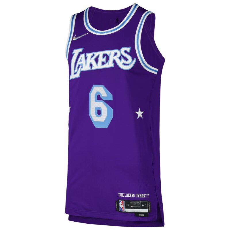 LeBron James Los Angeles Lakers Player Jersey - City Edition - Purple - Image 2