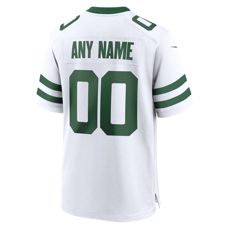 New York Jets Custom Game Jersey - Legacy White - Image 3