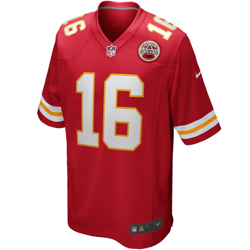 Len Dawson Kansas City Chiefs Game Retired Player Jersey - Red - Image 2