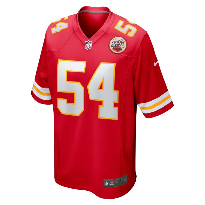 Leo Chenal Kansas City Chiefs Game Player Jersey - Red - Image 2