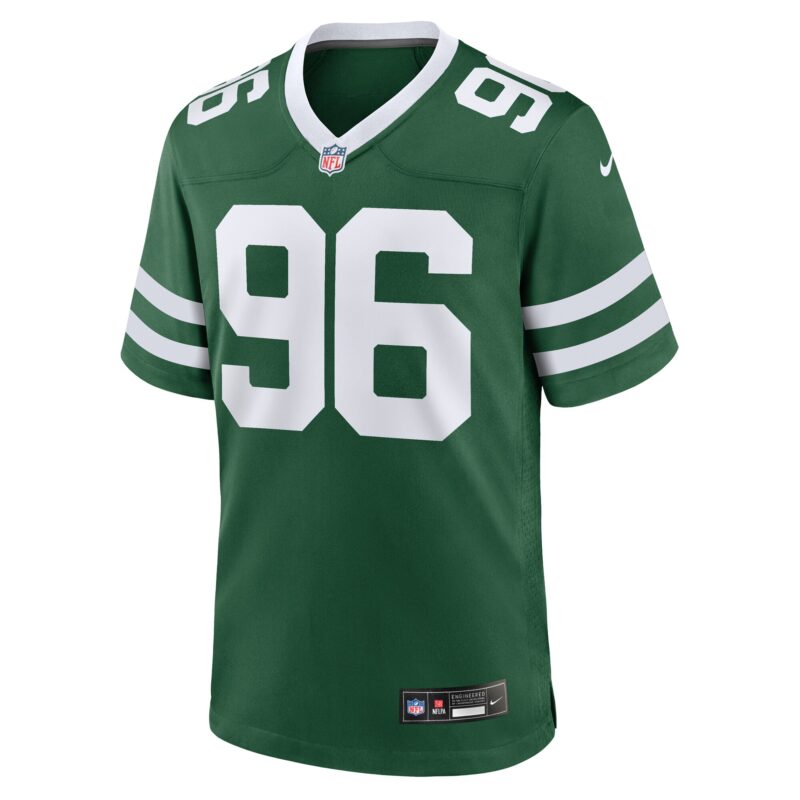 Leonard Taylor III New York Jets Team Game Jersey - Legacy Green - Image 2