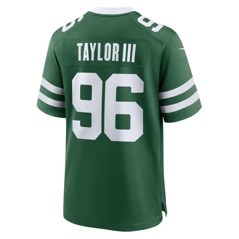 Leonard Taylor III New York Jets Team Game Jersey - Legacy Green - Image 3