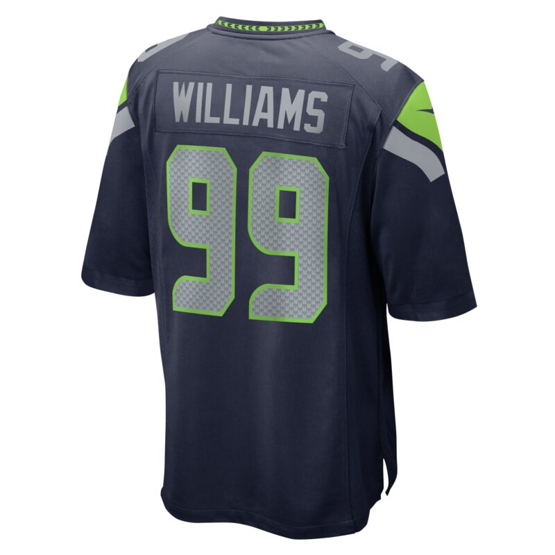 Leonard Williams Seattle Seahawks Game Jersey - College Navy - Image 3