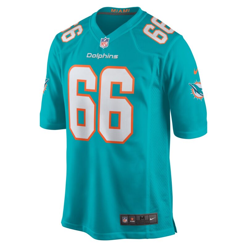 Lester Cotton Sr. Miami Dolphins Home Game Player Jersey - Aqua - Image 2