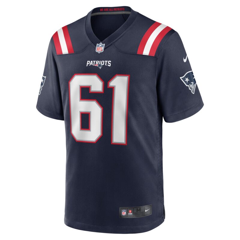 Lester Cotton Sr. New England Patriots Team Game Jersey - Navy - Image 2