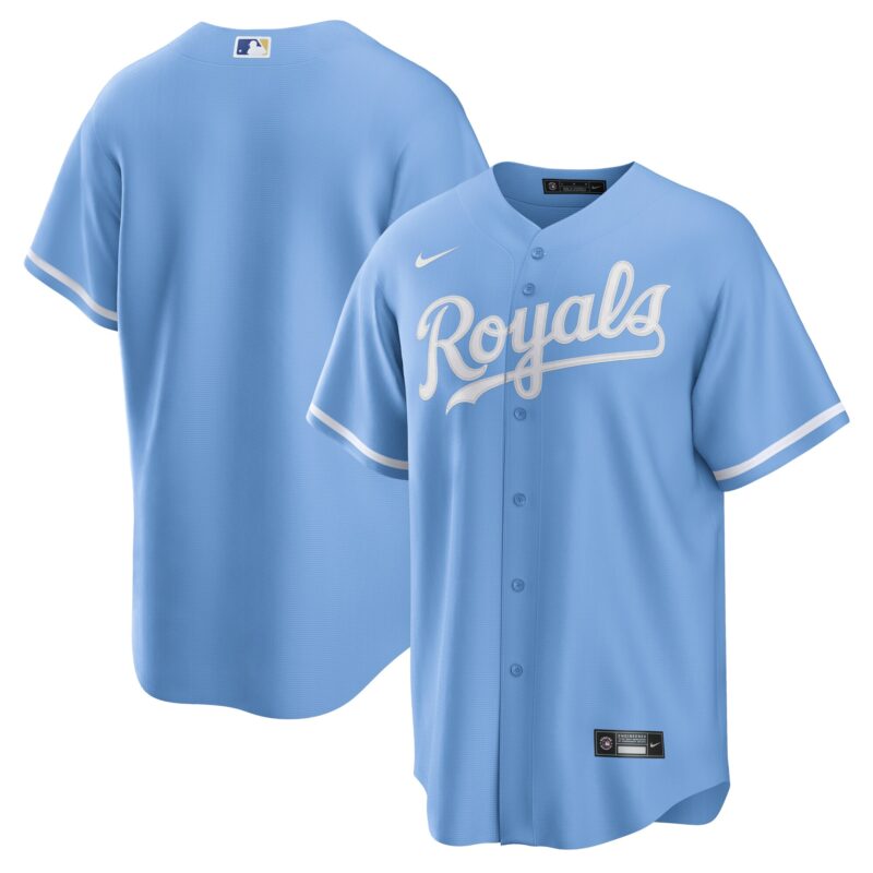 Kansas City Royals Alternate Team Logo Jersey - Light Blue