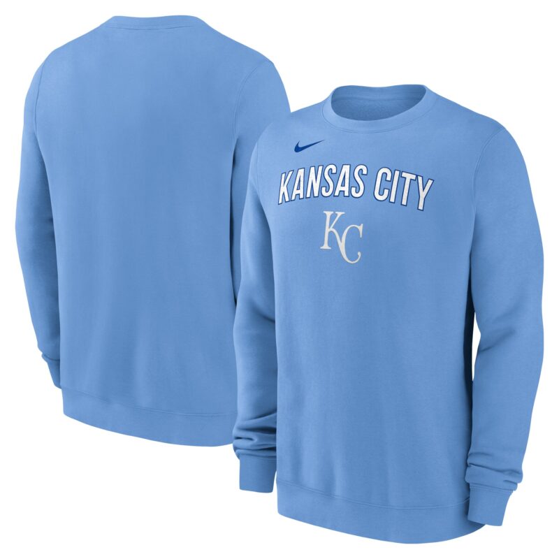 Kansas City Royals Pullover Sweatshirt - Light Blue
