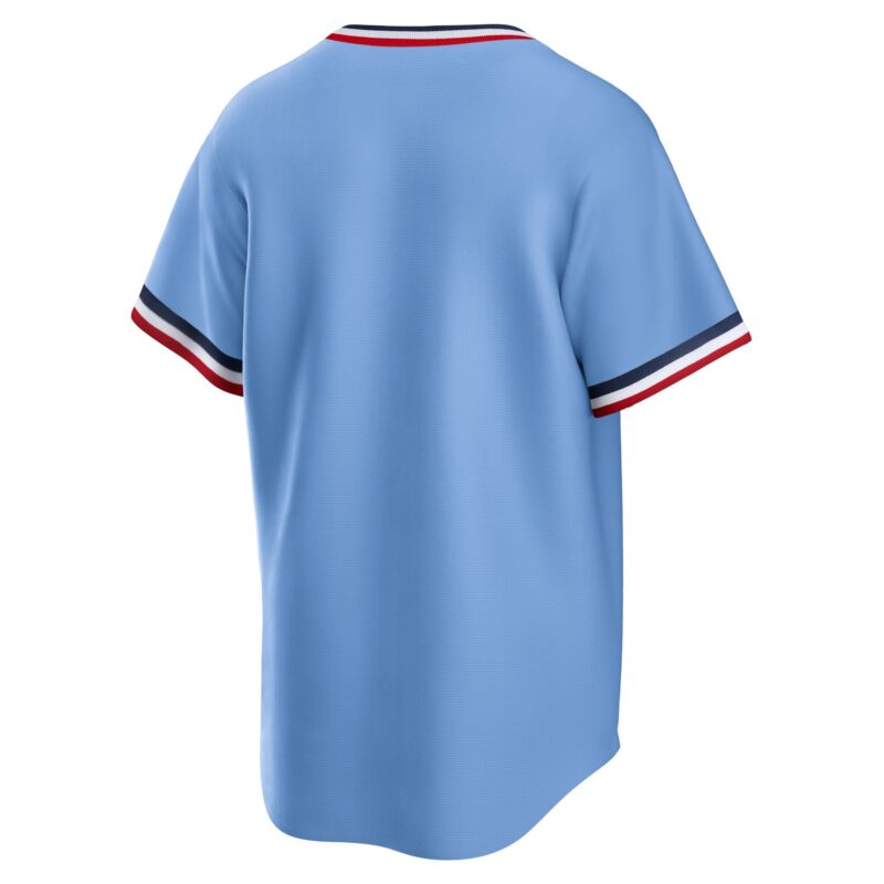 Minnesota Twins Road Cooperstown Collection Team Jersey - Light Blue - Image 3