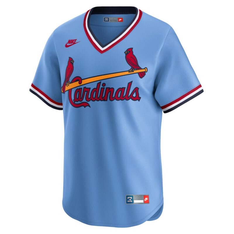St. Louis Cardinals Cooperstown Collection Limited Jersey - Light Blue - Image 2