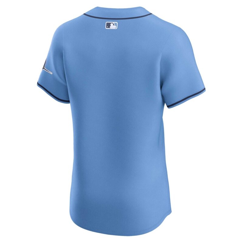 Tampa Bay Rays Alternate Vapor Premier Elite Patch Jersey - Light Blue - Image 3