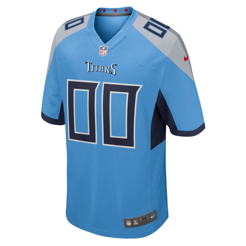 Tennessee Titans Alternate Custom Game Jersey - Light Blue - Image 2