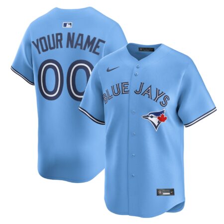 Toronto Blue Jays Alternate Limited Custom Jersey - Light Blue