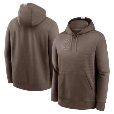 Chicago Cubs Statement Pullover Hoodie - Light Brown