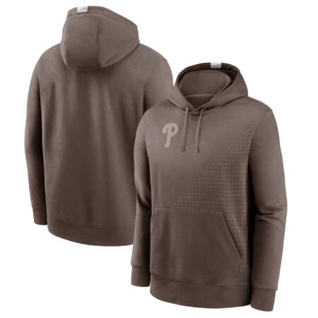 Philadelphia Phillies Statement Pullover Hoodie - Light Brown