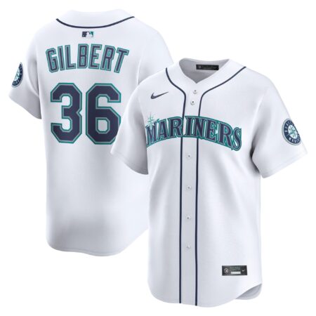Logan Gilbert Seattle Mariners Alternate Limited Player Jersey - White