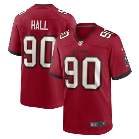 Logan Hall Tampa Bay Buccaneers Game Player Jersey - Red