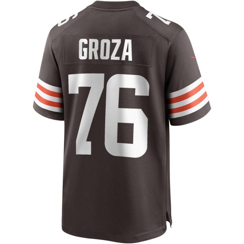 Lou Groza Cleveland Browns Game Retired Player Jersey - Brown - Image 3