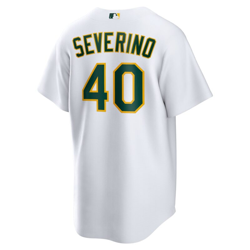 Luis Severino Athletics Home Jersey - White - Image 3