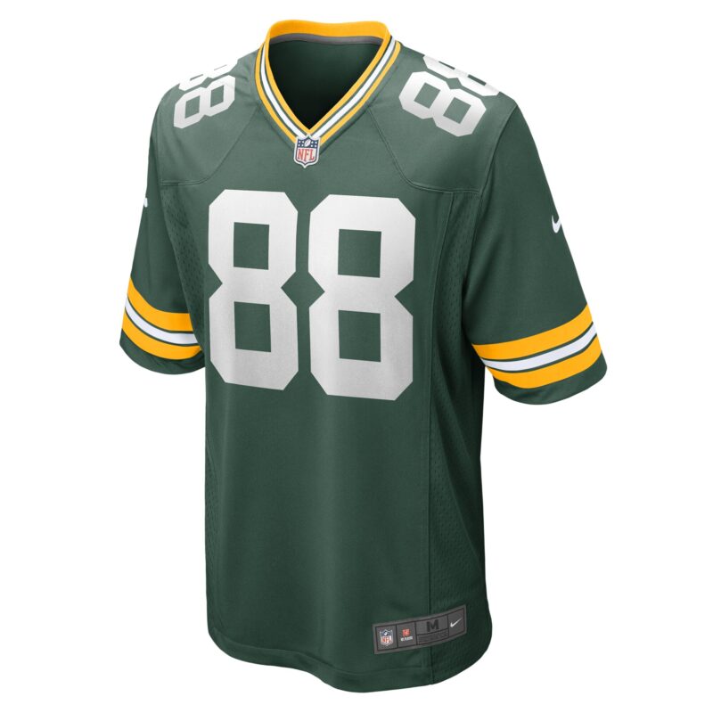 Luke Musgrave Green Bay Packers Game Jersey - Green - Image 2