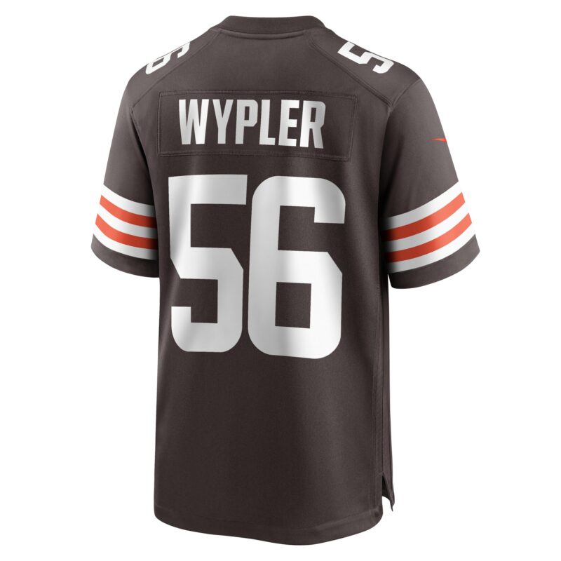 Luke Wypler Cleveland Browns Team Game Jersey - Brown - Image 3