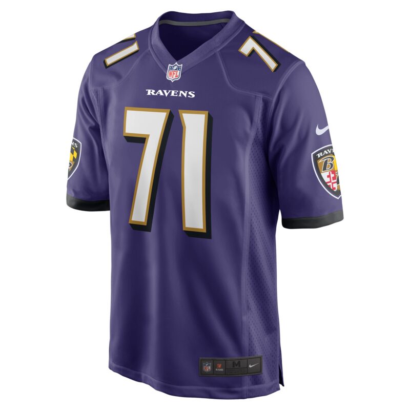 Malaesala Aumavae-Laulu Baltimore Ravens Team Game Jersey - Purple - Image 2