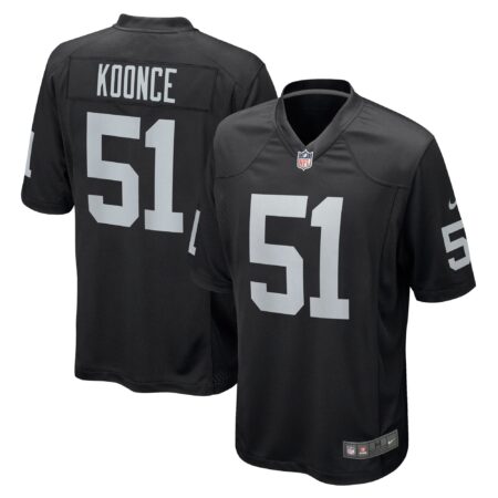 Malcolm Koonce Las Vegas Raiders Game Jersey - Black
