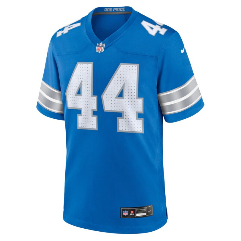 Malcolm Rodriguez Detroit Lions Game Jersey - Blue - Image 2