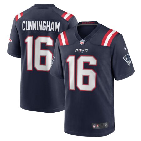 Malik Cunningham New England Patriots Team Game Jersey - Navy