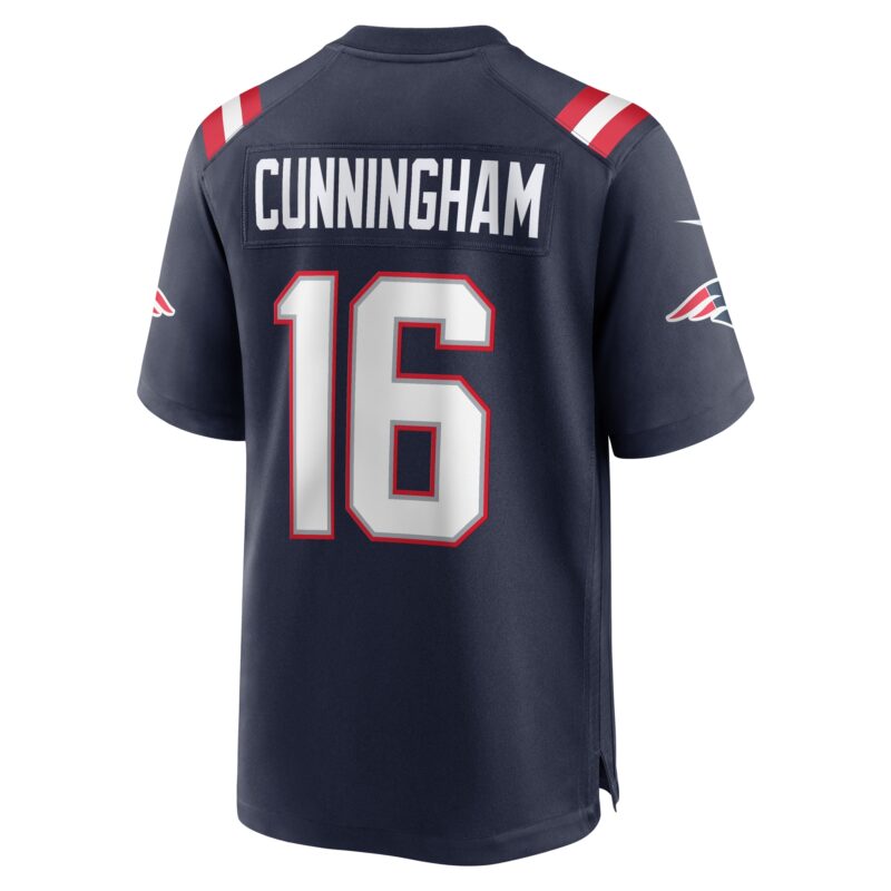 Malik Cunningham New England Patriots Team Game Jersey - Navy - Image 3