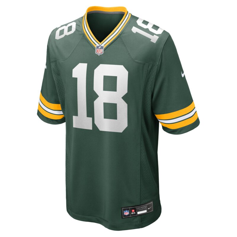 Malik Heath Green Bay Packers Game Jersey - Green - Image 2