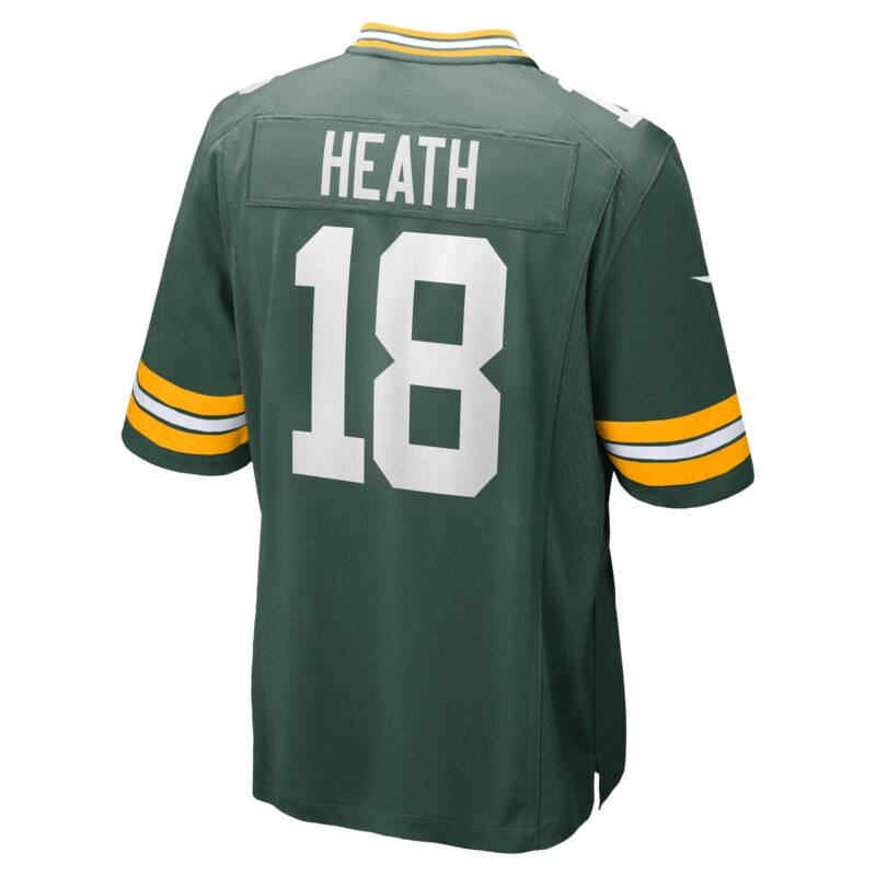 Malik Heath Green Bay Packers Game Jersey - Green - Image 3