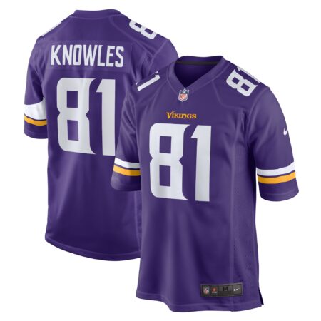 Malik Knowles Minnesota Vikings Team Game Jersey - Purple