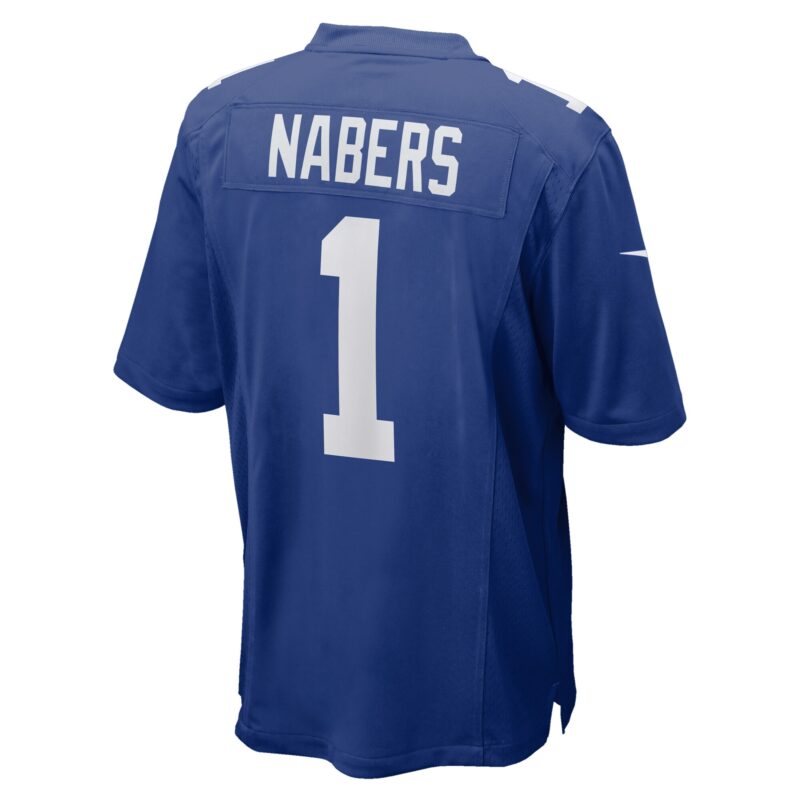 Malik Nabers New York Giants Player Game Jersey - Royal - Image 3