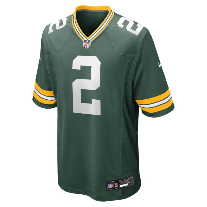 Malik Willis Green Bay Packers Game Jersey - Green - Image 2