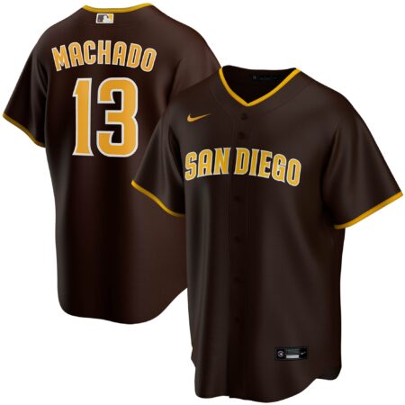 Manny Machado San Diego Padres Alternate Player Jersey - Brown