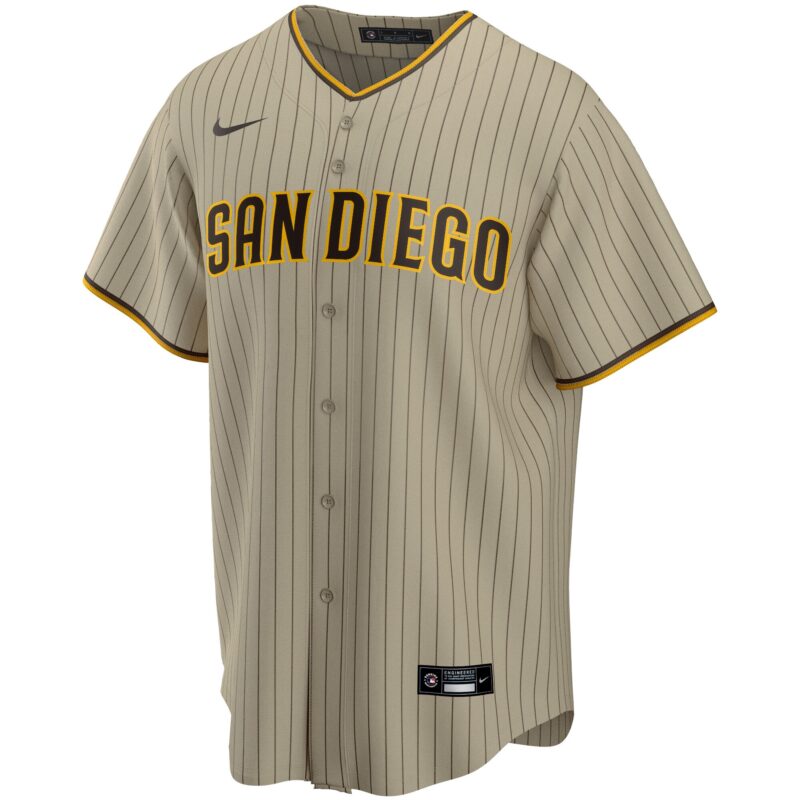 Manny Machado San Diego Padres Alternate Player Jersey - Tan - Image 2