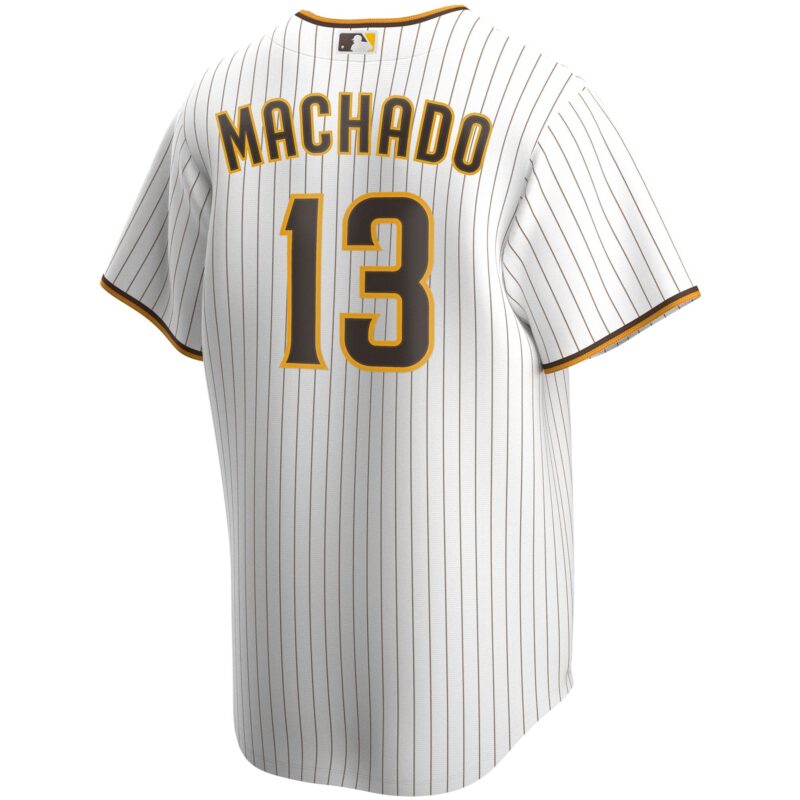 Manny Machado San Diego Padres Home Player Jersey - White - Image 3