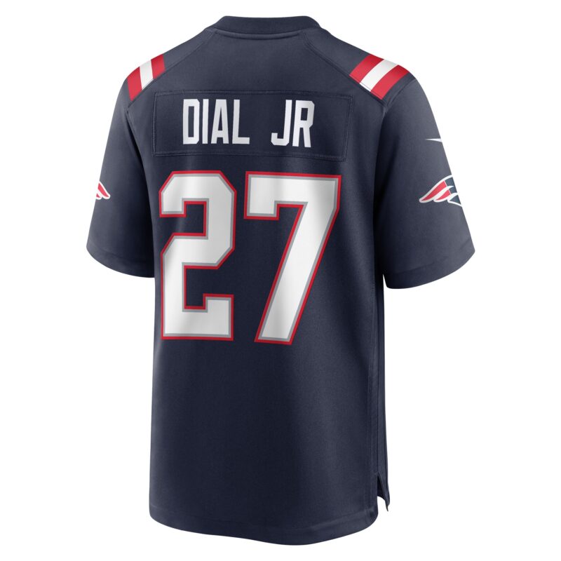 Marcellas Dial Jr. New England Patriots Game Jersey - Navy - Image 3