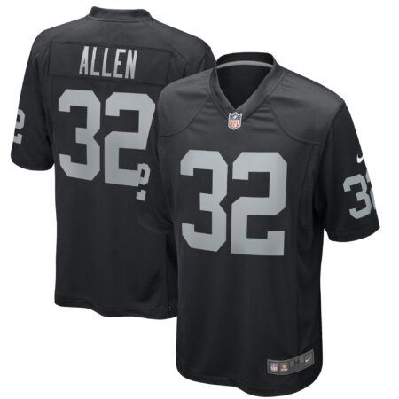 Marcus Allen Las Vegas Raiders Game Retired Player Jersey - Black