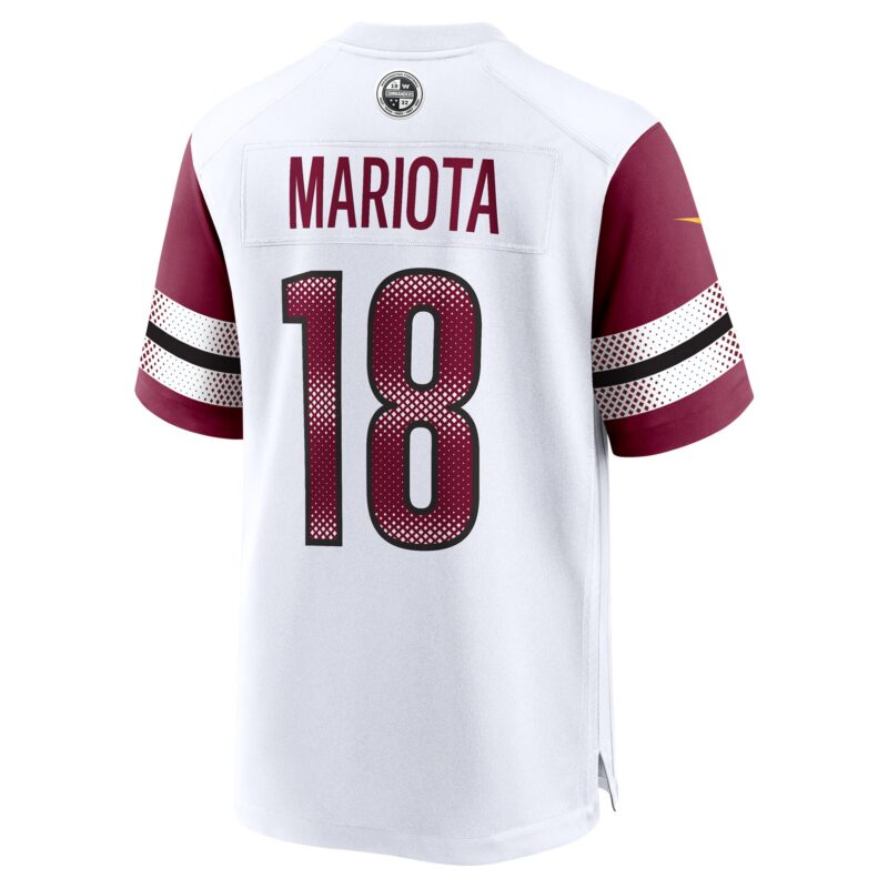 Marcus Mariota Washington Commanders Game Jersey - White - Image 3