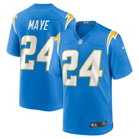 Marcus Maye Los Angeles Chargers Team Game Jersey - Powder Blue